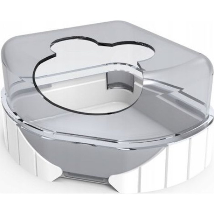 Toaleta pentru rozatoare mici, Zolux, Plastic, Alb