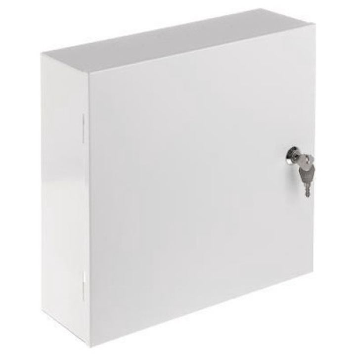 Fém szekrény, Acél, 300 x 300 x 100 mm, 1,58 kg, Fehér