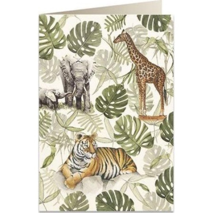 Felicitare cu plic, Tassotti, Motive florale