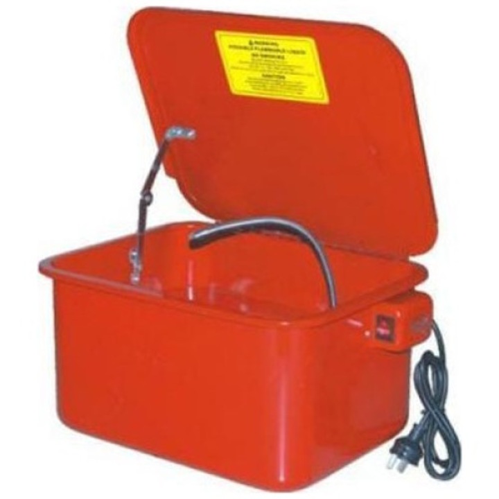 Masina de spalat piese atelier, UW, 13l, 2.7-3.3l/minut, 43x34x22 cm, Rosu