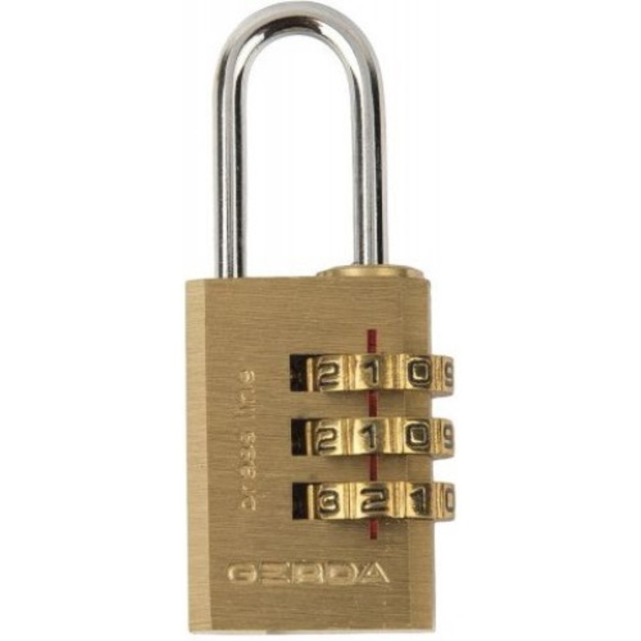 Lacat cu cifru, Gerda, Auriu