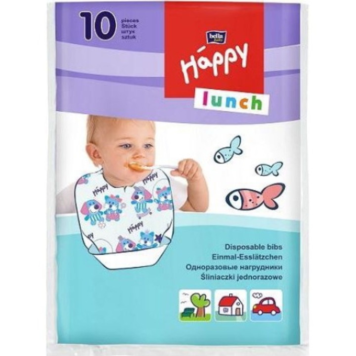 Set 10 bavetici, Bella, Textil, Multicolor