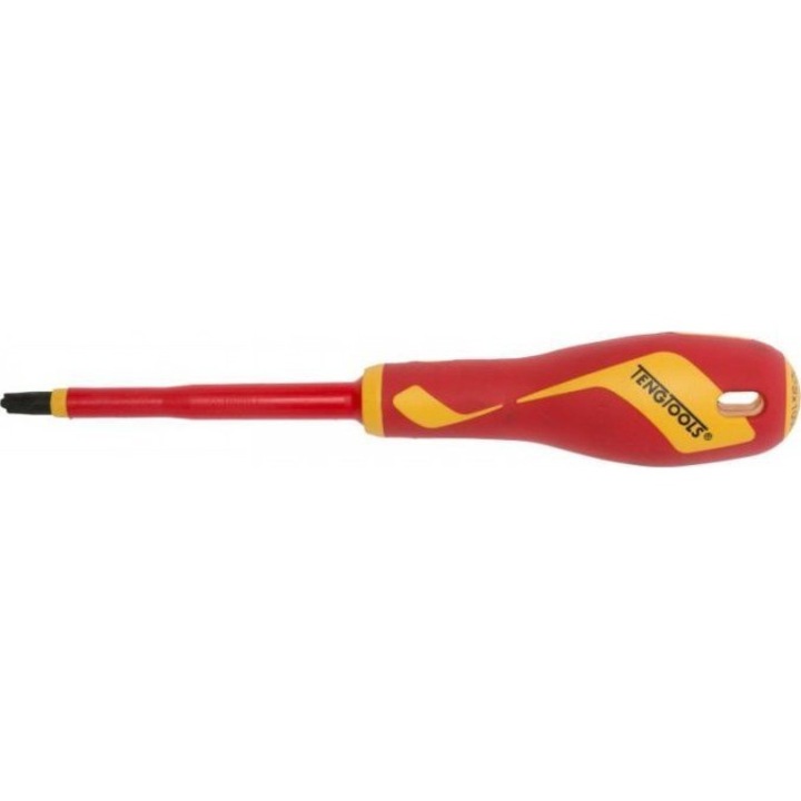 Изолирана отвертка, Teng Tools, 1000V, PH2/S MDV844, червено/жълто