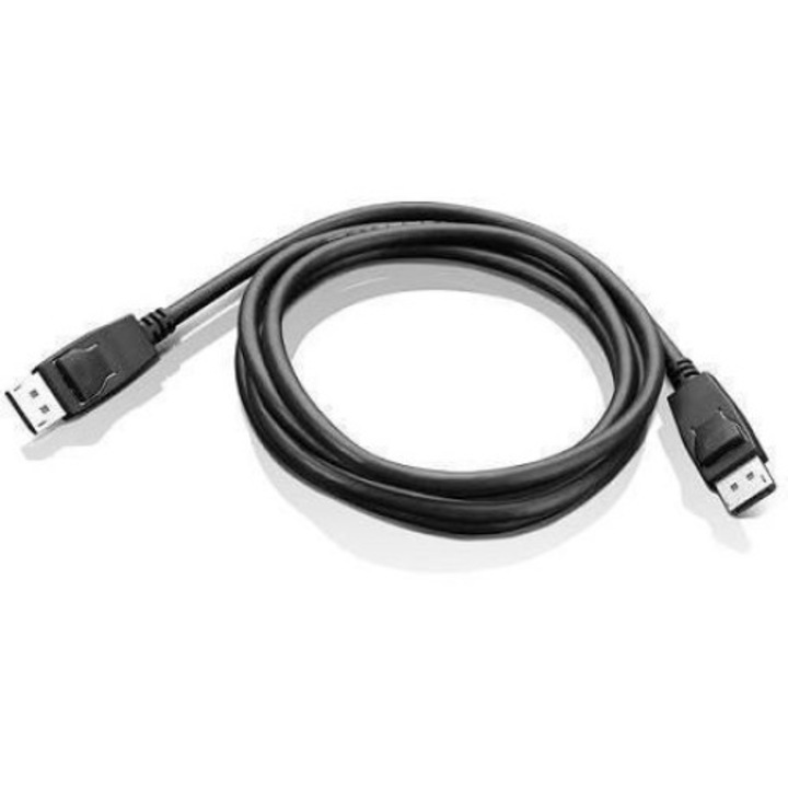 DisplayPort kábel, Lenovo, 2560x1600 Px, 1,8 m, fekete
