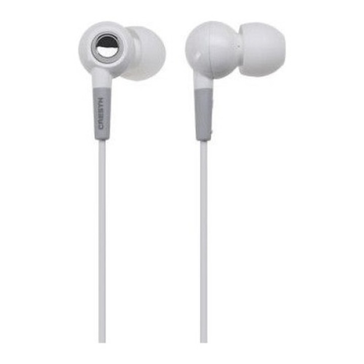 Casti cu fir, Cresyn, In-ear, 1,2 m, Alb