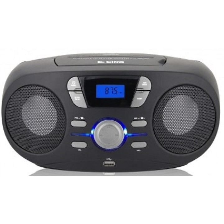 Radio Boombox, Eltra, CD70/USB, MP3, USB, Negru