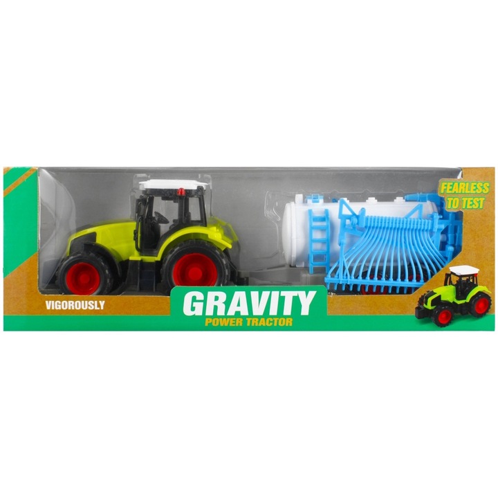 Tractor cu accesorii, Mega Creative, Multicolor