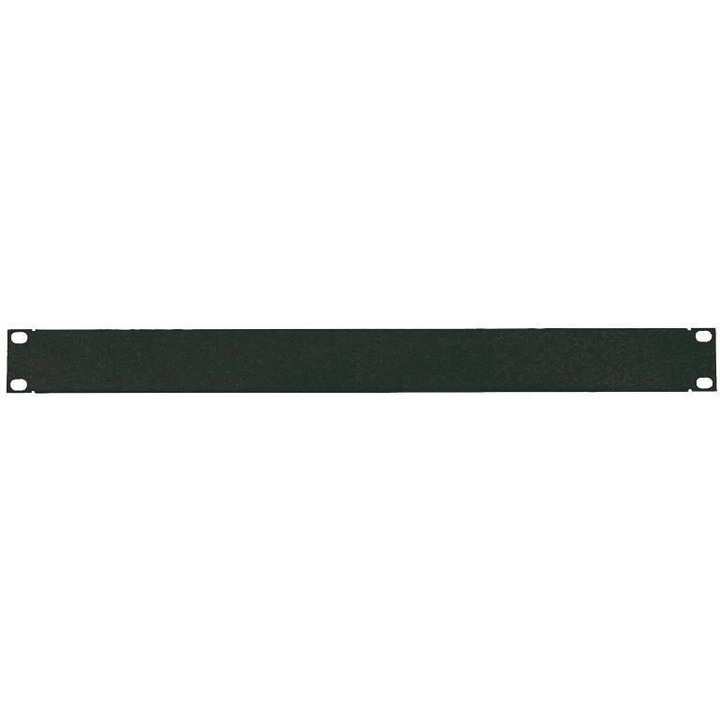Előlap, LogiLink, Acél, 482,6 x 44,45 mm, Fekete