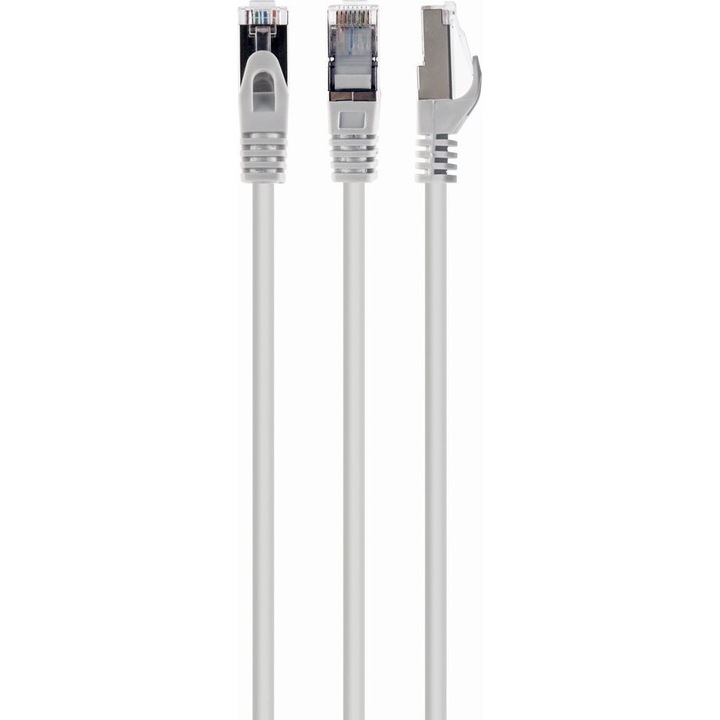 Cablu patchcord, Gembird, Cat6a, 1m, alb