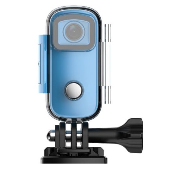 Екшън камера, SJCAM, 730 mAh, SDHC, 128 GB, Micro USB, Wi-Fi, 2K, FullHD/HD, 5200x2928 dpi, Пластмаса, Син