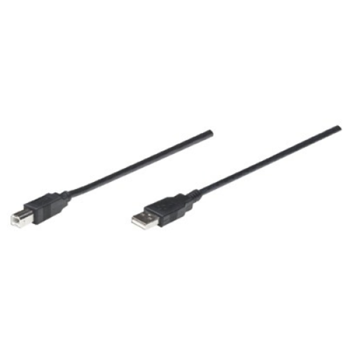 Cablu de date telefoane, Manhattan, Kabel USB Tip B, 1.8m, 480 Mb/s