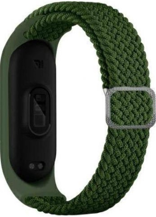 Óraszíj, Beline, kompatibilis a Xiaomi Mi Band 7/6/5, zöld