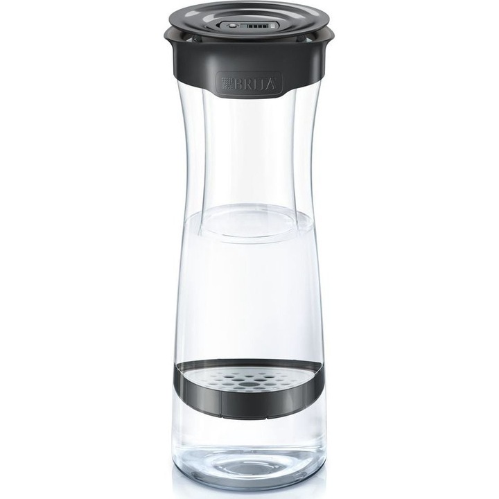 Sticla cu filtrul Fill&Serve, 1,3 L, transparenta, neagra