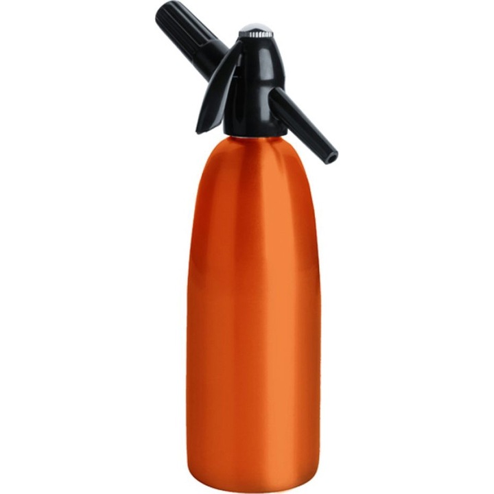 Carbonator, Art, Aluminiu/Plastic, 1l, Portocaliu/Negru