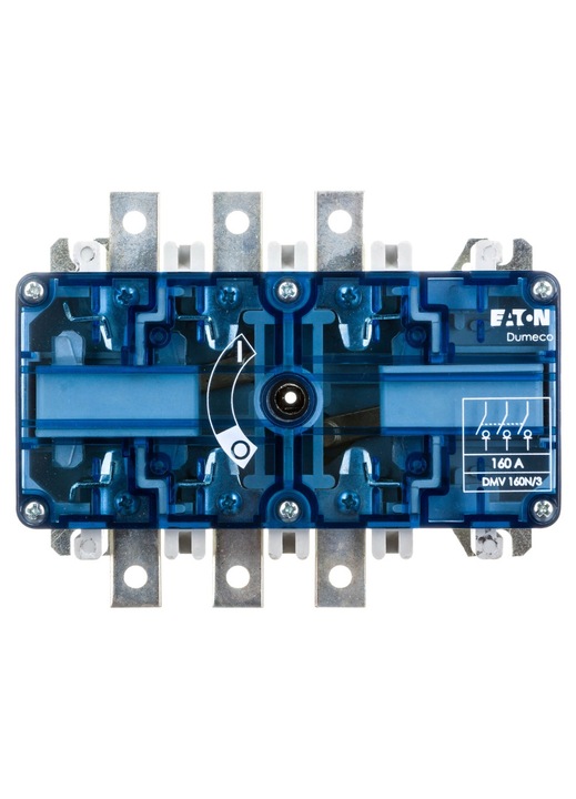 Intrerupator-separator, Eaton, 160A, Albastru/Argintiu
