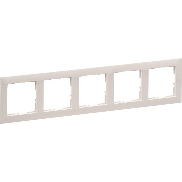 Cadru dublu, Legrand, Metal, Alb