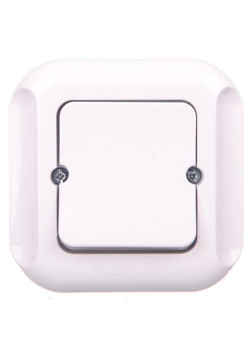 Intrerupator, Timex, Plastic, 10A, Alb