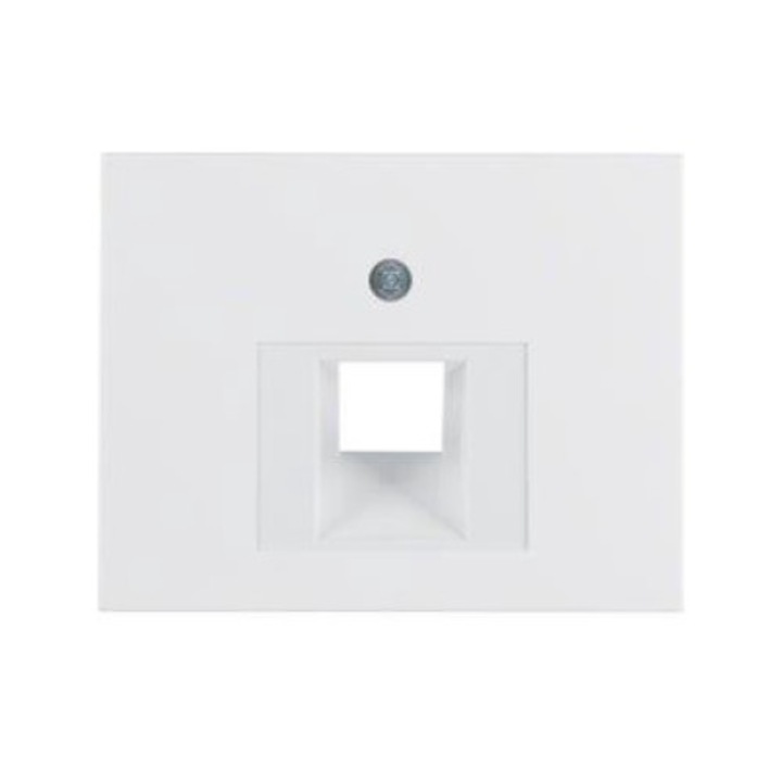 Együléses lemez csúszószelepekkel, Hager, fehér