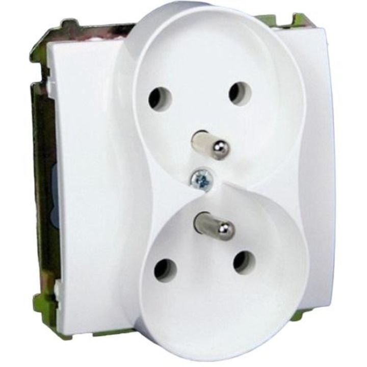 Priza, Kontakt-Simon, IP20, 16A, Alb