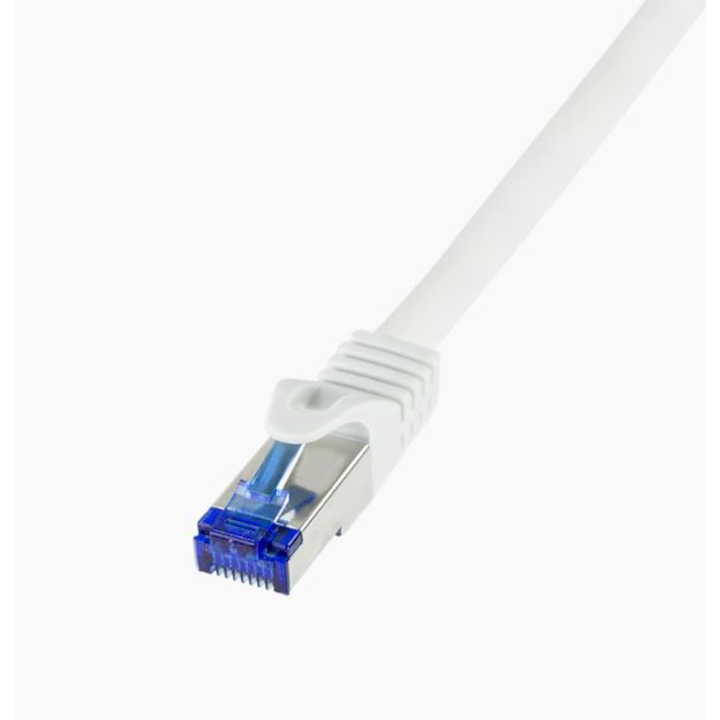 Logilink Patch kábel Ultraflex Cat.6A S/FTP, 7,5m fehér (C6A081S) (C6A081S)