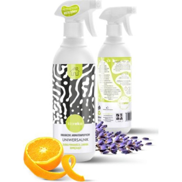 Spray universal, Klareko, Portocala/ Lavanda, 500 ml