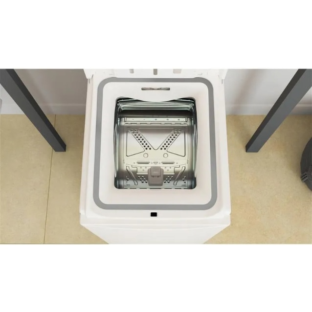 Masina de spalat cu incarcare superioara Whirlpool NTDLR6040SPLN, 1000 rpm, 6 kg, Alb