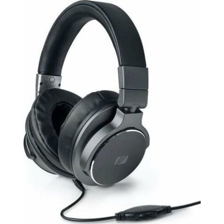 Casti cu fir, Muse, 3.5mm Jack, Negru