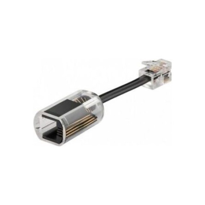 RJ10 адаптер, Goobay, черен