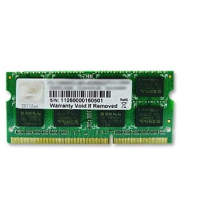Памет RAM, G.Skill, DDR3, 8GB, 1600MHz, 1.5V, зелен