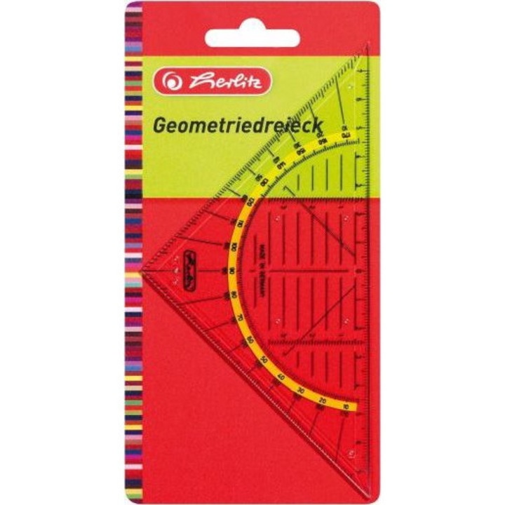 Echer, Herlitz, Plastic, 16 cm, Transparent