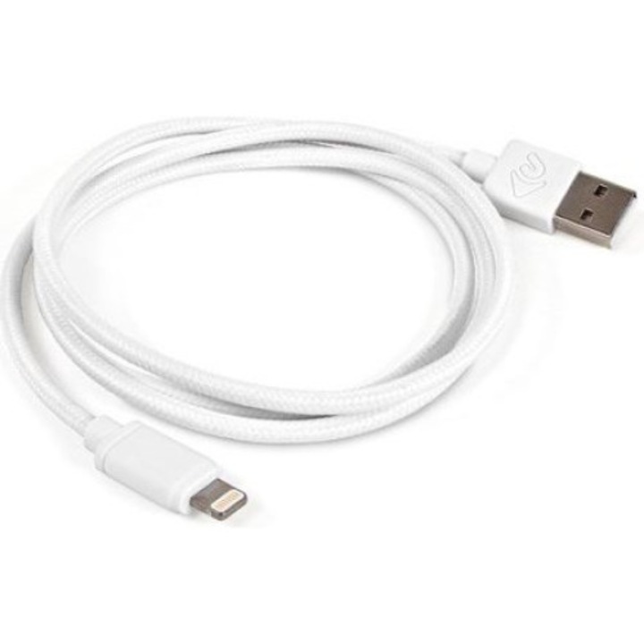 Cablu, OWC, USB/Lightning, Alb