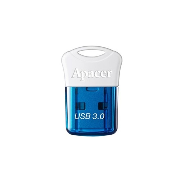 USB памет Apacer AH157, Бял / Син, 32GB, USB 3.0