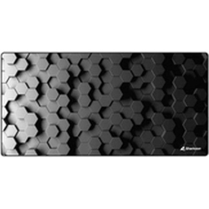 Mouse pad SKILLER SGP30 BIG HEX, Sharkoon, 120x60cm, Negru