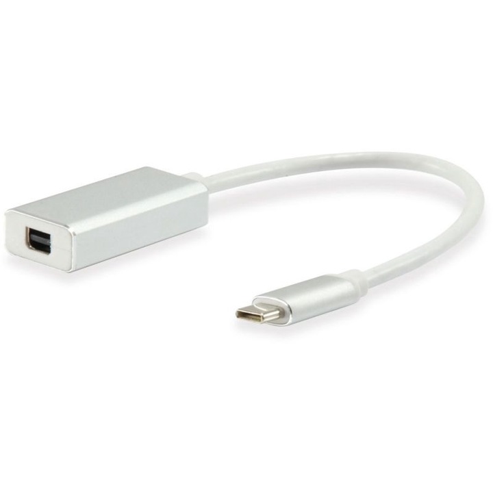 Adaptor, EQUIP, USB-C/MiniDisplayPort, 0.15m, Alb