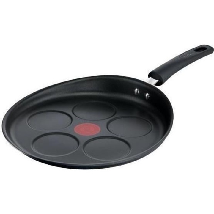 Тиган за палачинки, Tefal, 27 см, черен