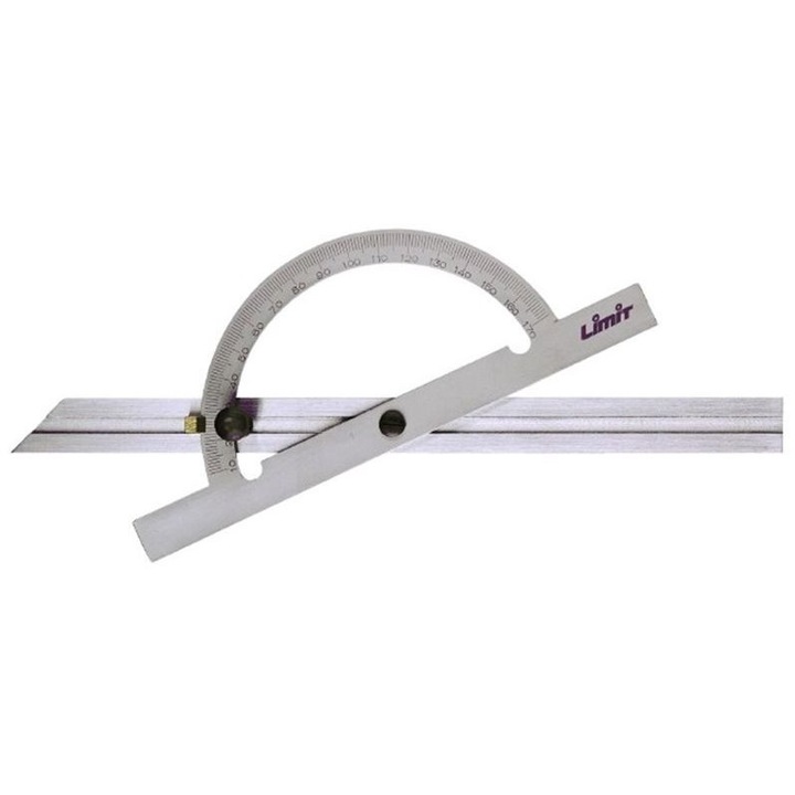 Транспортир-ъгломер Limit, Сребрист