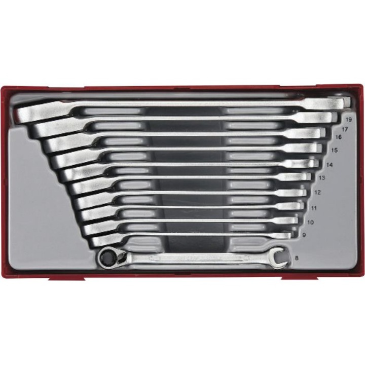 Set de 11 chei, Teng Tools, 8 - 19 mm