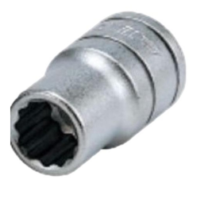 Cheie tubulara, Teng Tools,1/2", 15 mm, Argintiu