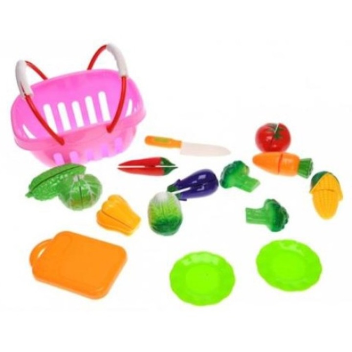 Set legume de jucarie, Maksik, Multicolor