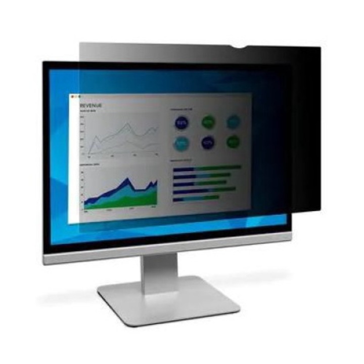 Filtru confidentialitate monitor, 3M, Negru