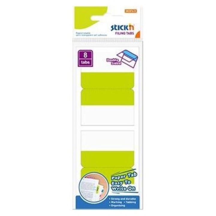Set stick index cu doua fete, Stickn, 51x72 mm, Multicolor