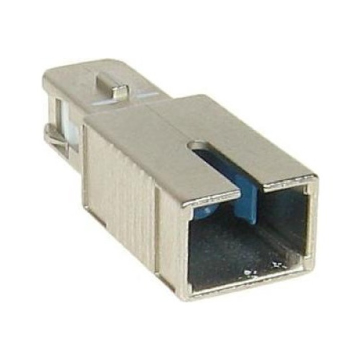 Conector cablu, Pentru fibra optica, Argintiu
