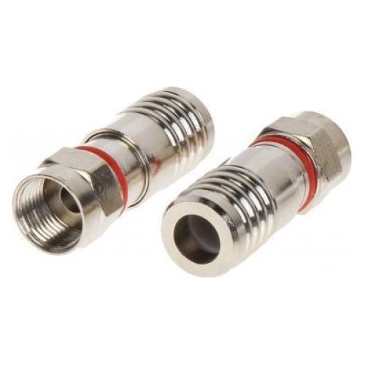 Mufa compresie, Metacon, 12 x 30 mm, Argintiu