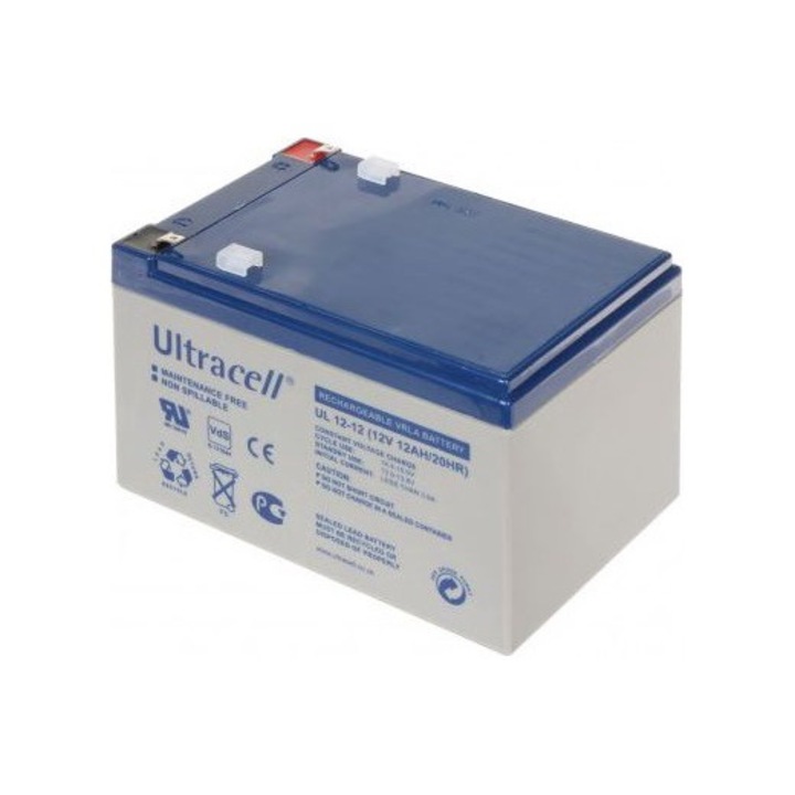 Батерия, Ultracell, 12V, 12Ah