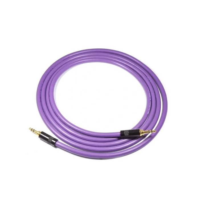 Audiokábel, Melodika, Jack 3,5 mm, 0,75 m, Ibolya