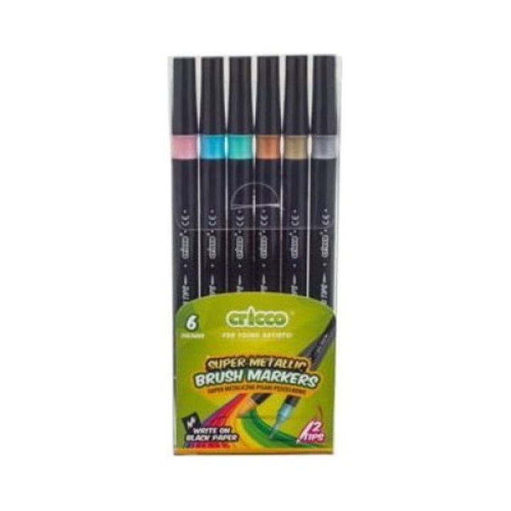 Set 6 pixuri cu doua capete, Cricco, Multicolor