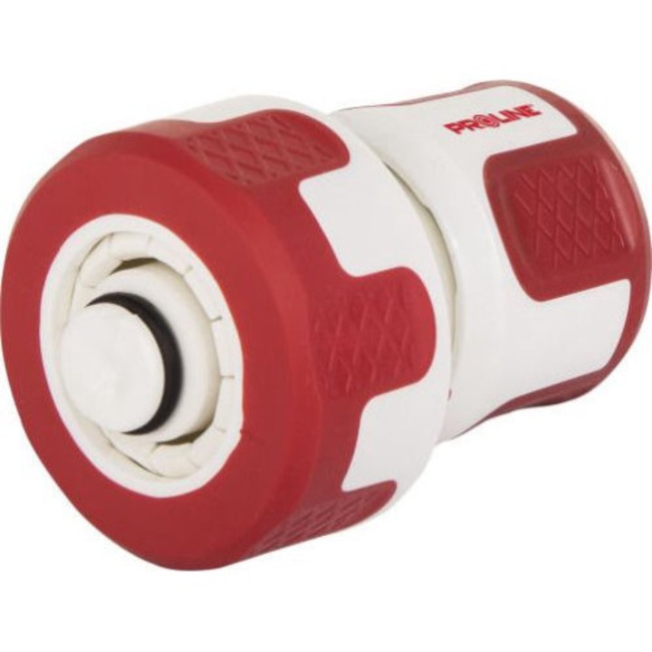 Gyorscsatlakozó, Pro-Line, Ötvözet, 1/2", piros/fehér