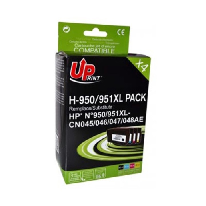 Set cerneala UPrint H-950/951XL / CN045AE negru, cyan, magenta, galben 558290