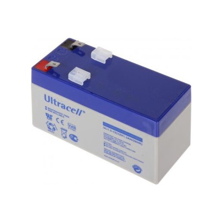 Батерия, Ultracell, 12V/1.3AH