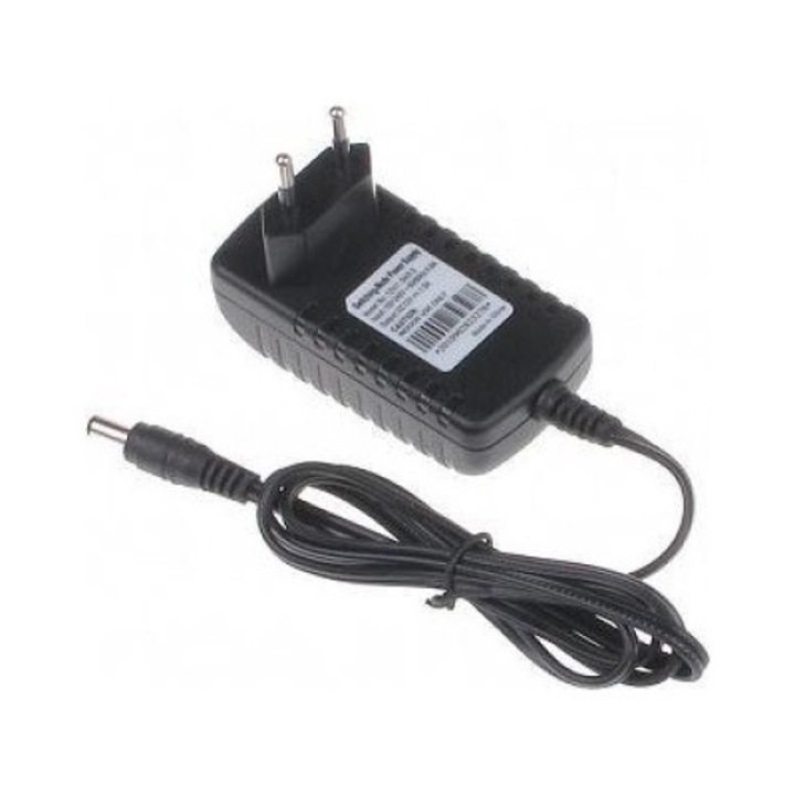 Sursa de alimentare, 12 V, 1.5 A, 1 m, Negru